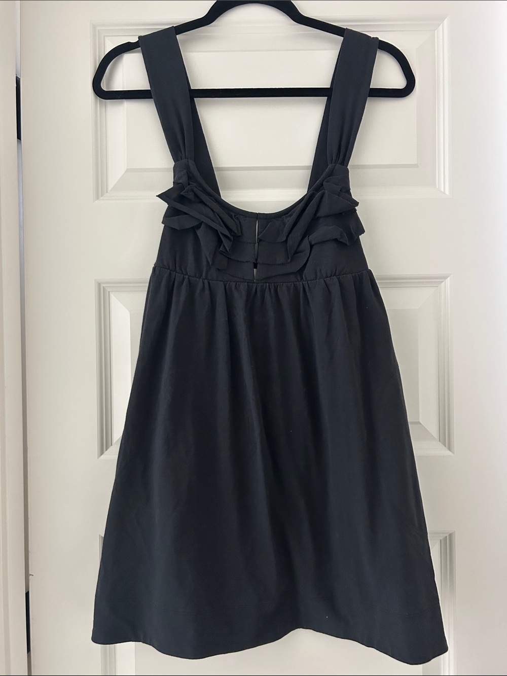 Free People Black Ruffle Strap Dress for Kids
